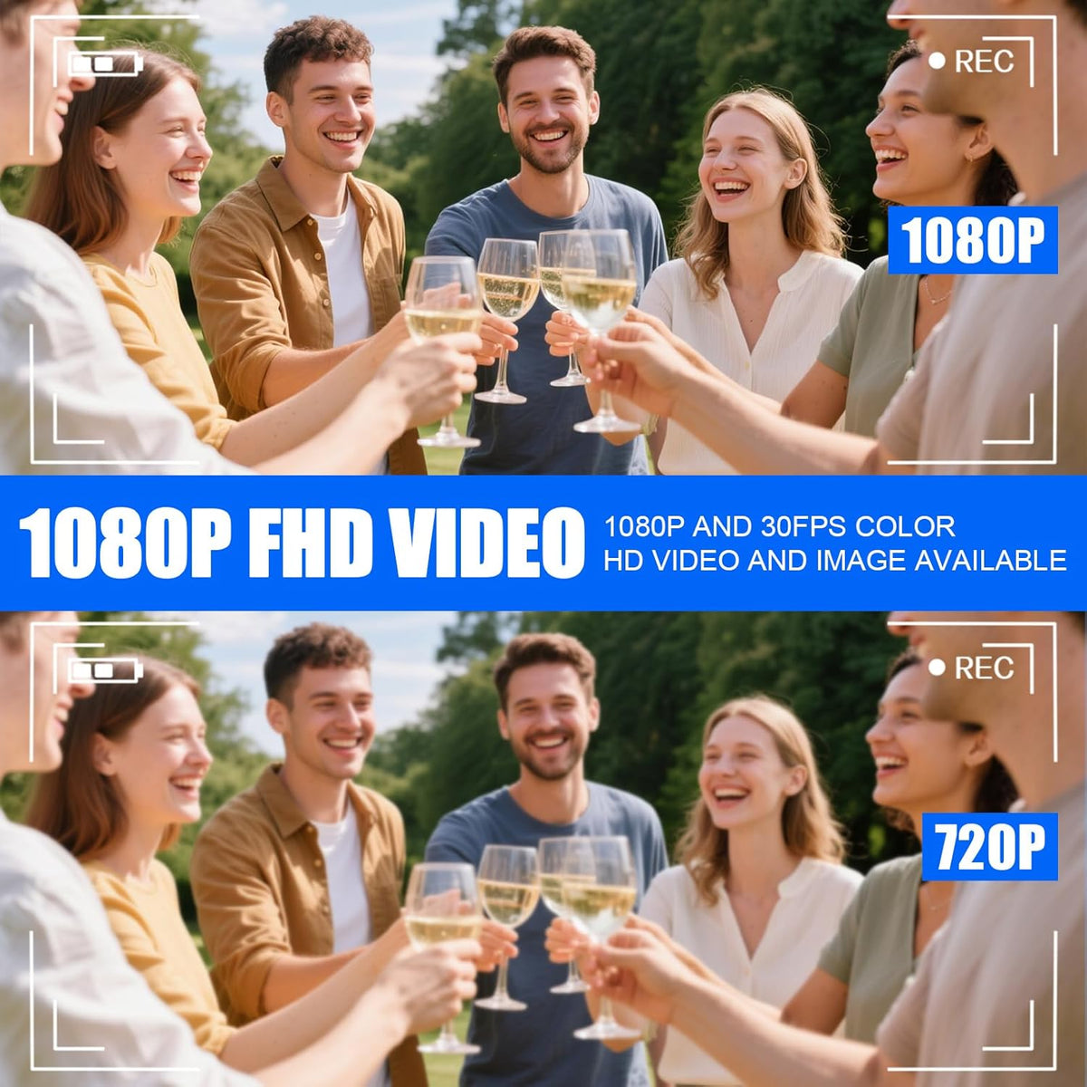 KQoolShuai - Bolígrafo con cámara espía mini 1080P Full HD
