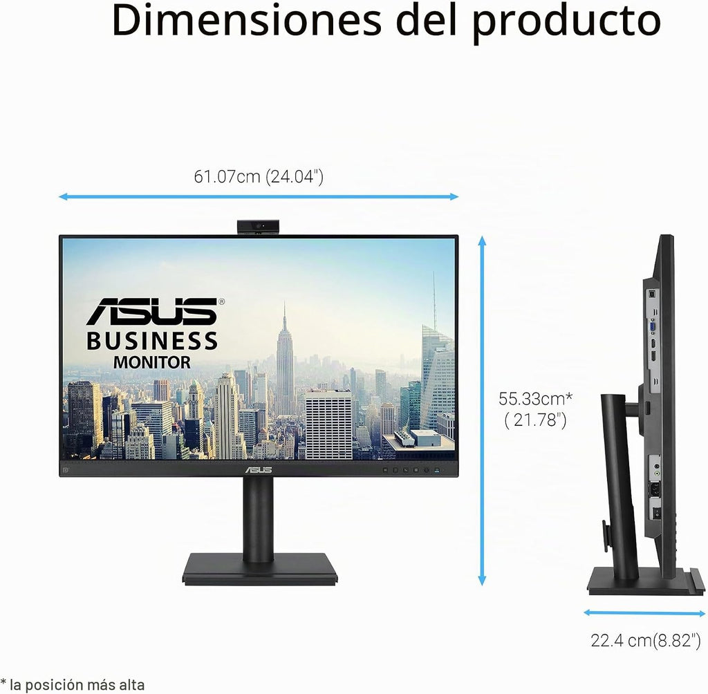 ASUS Monitor de videoconferencia 1080P de 27" (BE279QFK) - Full...