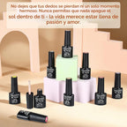 YALSYNY Juego de 60 esmaltes de uñas de gel, 55 colores con capa