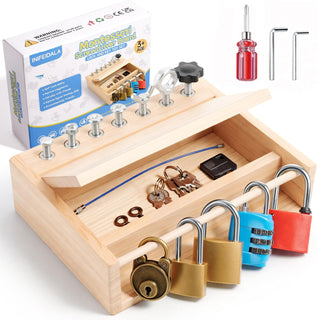 INIFEIDALA Juego de Tablero de Destornillador Montessori - Juguete...