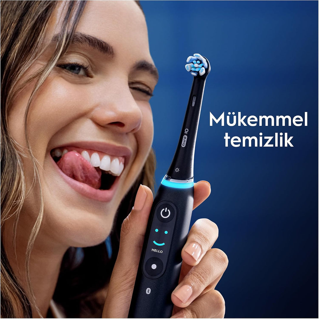 Oral-B Ultimate Clean - Juego de cepillos genuinos negros de repues...
