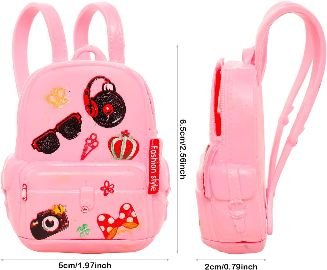 ENOCHT 19 piezas de muñeca niña accesorios escolares