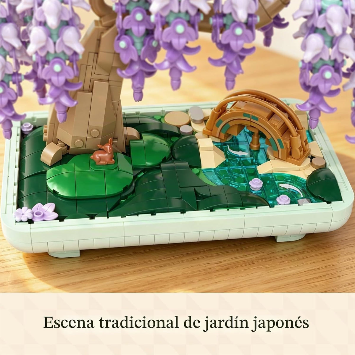 Wise Block Wisteria Bonsai Tree - Juego de construcción para adultos, 1000