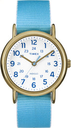 Timex Weekender reloj de pulsera deslizante de 38 mm, para mujer, Ironman, mujer Estándar, Blanco (White Swirl)