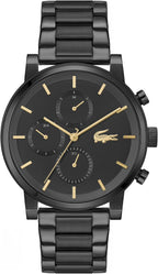 Lacoste Replay Reloj Multifunción para Hombre - Brazalete con eslabones - Estilo Minimalista - Regalo para Él - 43mm