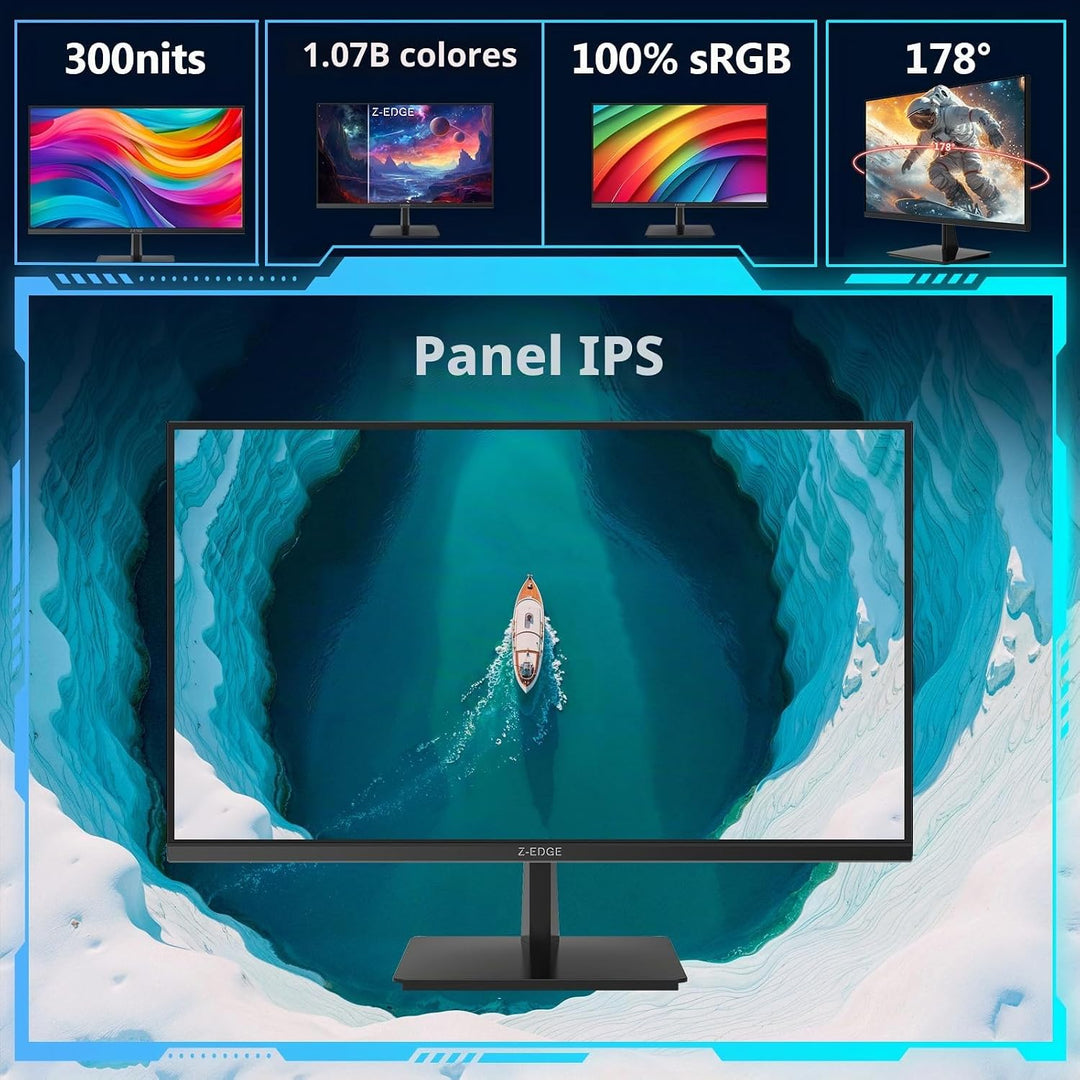 Z-Edge U27P4K - Monitor de 27 pulgadas 4K IPS Ultra HD 3840x2160, t...