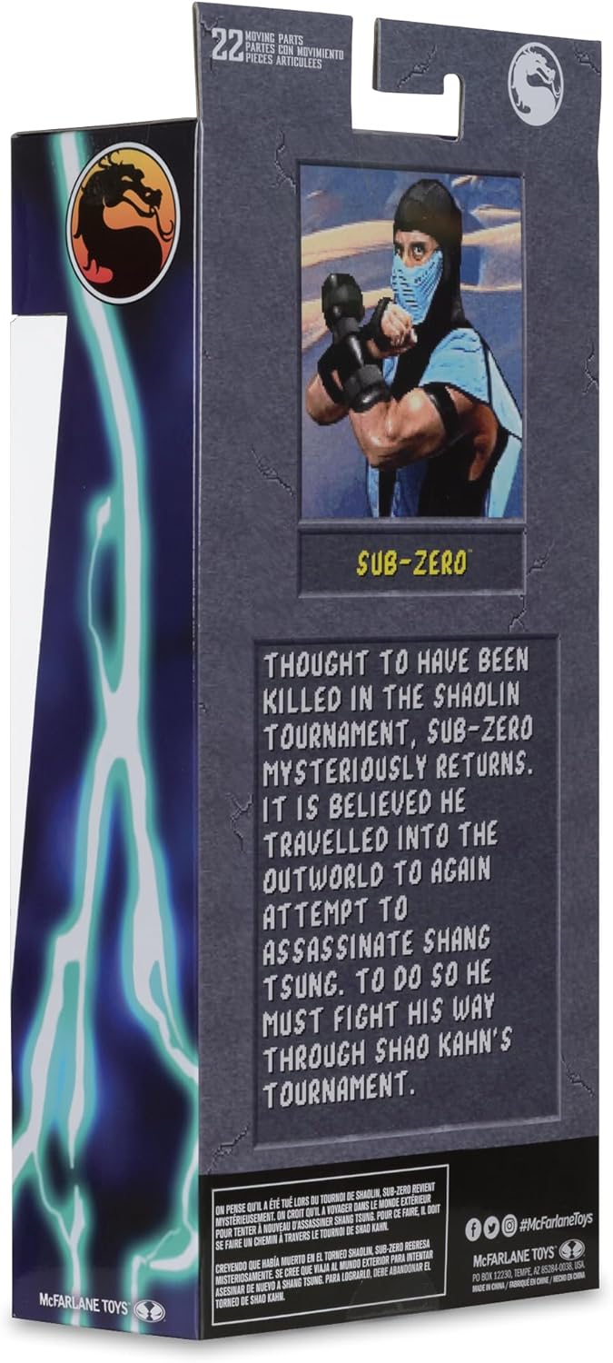 McFarlane Toys - Figura de acción Mortal Kombat Klassic Sub-Zero de...