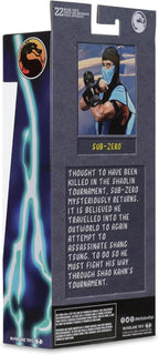 McFarlane Toys - Figura de acción Mortal Kombat Klassic Sub-Zero de 7 pulgadas