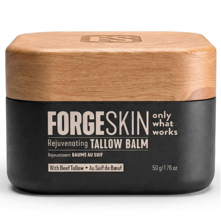 FORGE SKIN® Bálsamo de Defensa contra Arrugas de Sebo de Res para H...
