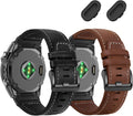 Correa de reloj de cuero Quickfit de 0.866 in para Garmin Fenix 9/8 1.850