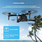 Drone con cámara 1080P - Drone plegable RC Quadcopter FPV con control