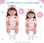 BABESIDE 4 piezas de ropa de muñeca Reborn para muñecas