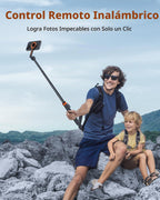 TODI Trípode magnético de 65" para iPhone con control remoto, palo de selfie para iPhone Magsafe, soporte de trípode para teléfono celular para grabación, trípode de viaje compatible con las series 16