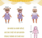Ropa de muñeca YAYYAY para muñeca de 12 pulgadas - con accesorio de ropa interior con pezón en plato para la cena, también compatible con muñecas de 11''-12''