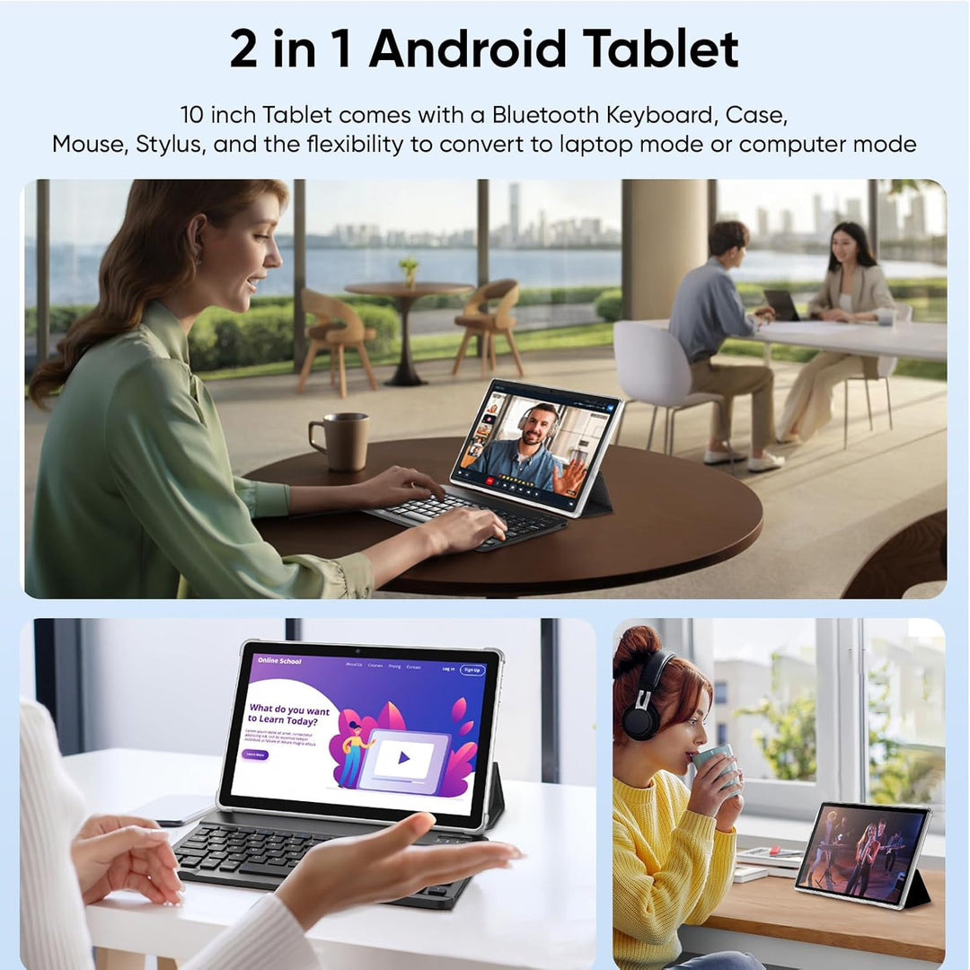 JUNINKE Tablet Android 16 de 11 pulgadas, color negro | Tablet PC c...