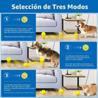 Dolita Juguete interactivo para perros con control remoto, 3 modos, bola vibradora, bola de perro que rebota, bola rodante automática inteligente, material E-TPU para perros grandes/medianos