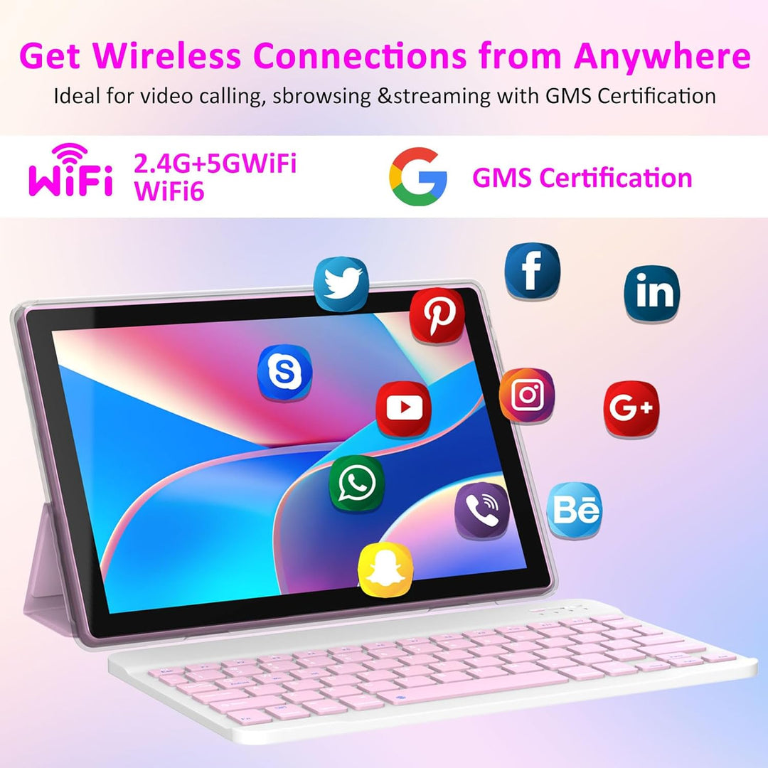 Tablet Android 15 de 10 pulgadas, 8GB RAM 32GB ROM CPU potente de c...