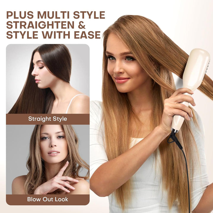 Cepillo alisador de cabello - Alisadores de pelo para mujeres, pein...