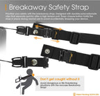 Correa de hombro Breakaway Negro Clip de seguridad universal para
