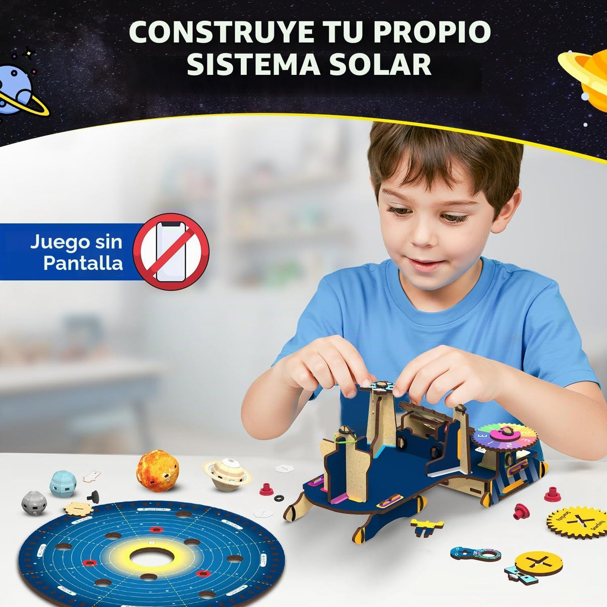 Smartivity Kit de sistema solar DIY - Modelo planeta impulsado por