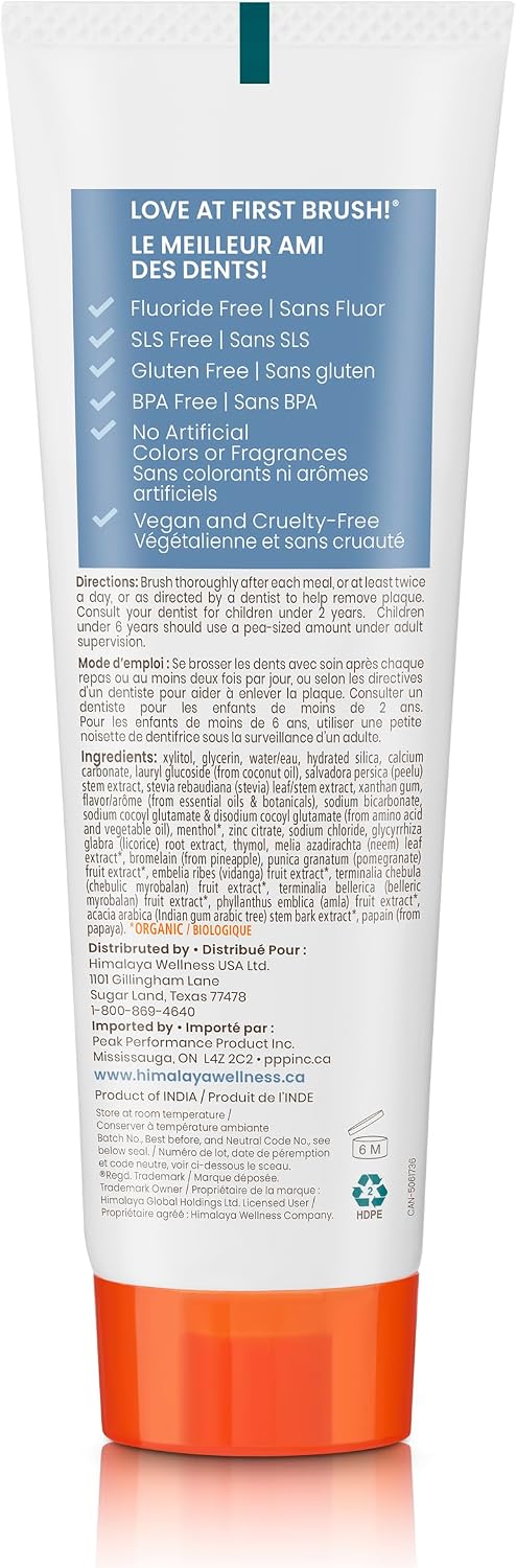 Himalaya Botanique Whitening Pasta dental antiplaca con xilitol, si...