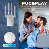 Amplificador de señal con extensor WiFi 6 veces más rápido