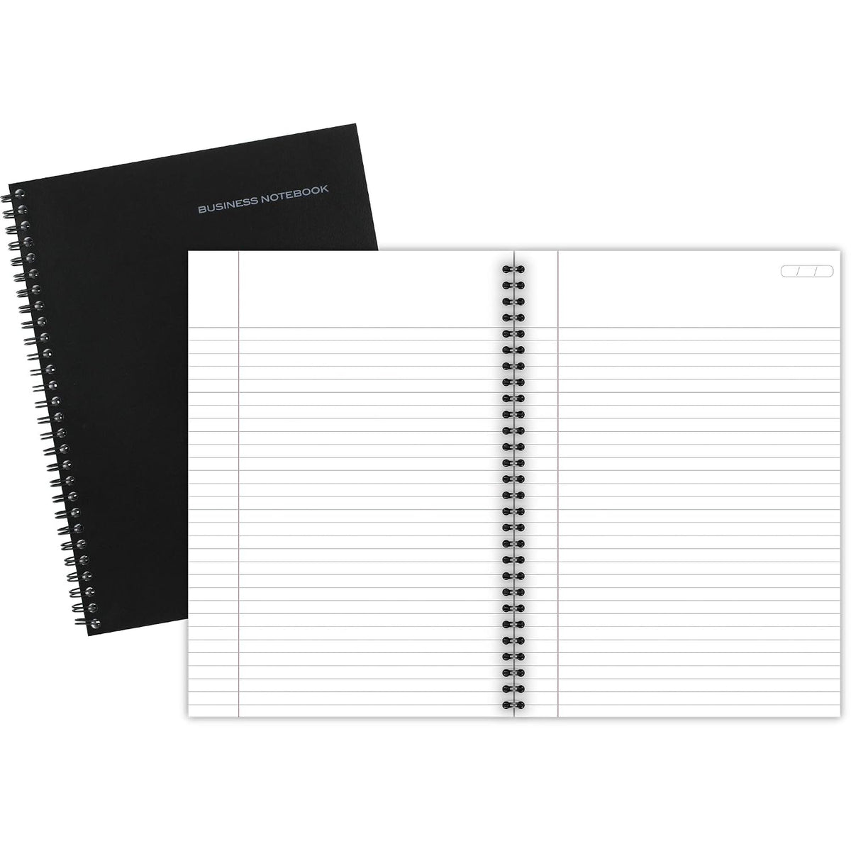Cambridge Cuaderno de espiral profesional limitado, nuevo complemento comercial, paquete de 3, con renglones legales, tamaño de página de 6-5/8 x 9-1/2 pulgadas, 80 hojas, diario de oficina y cuaderno