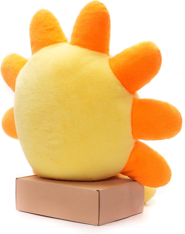 WEIGEDU Juguete de almohada de peluche de sol, amarillo, 17.7 pulga...