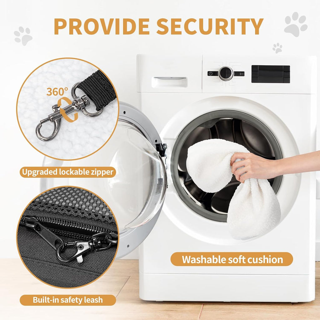 Petsfit Transportador de aerolíneas para gatos pequeños, colocación