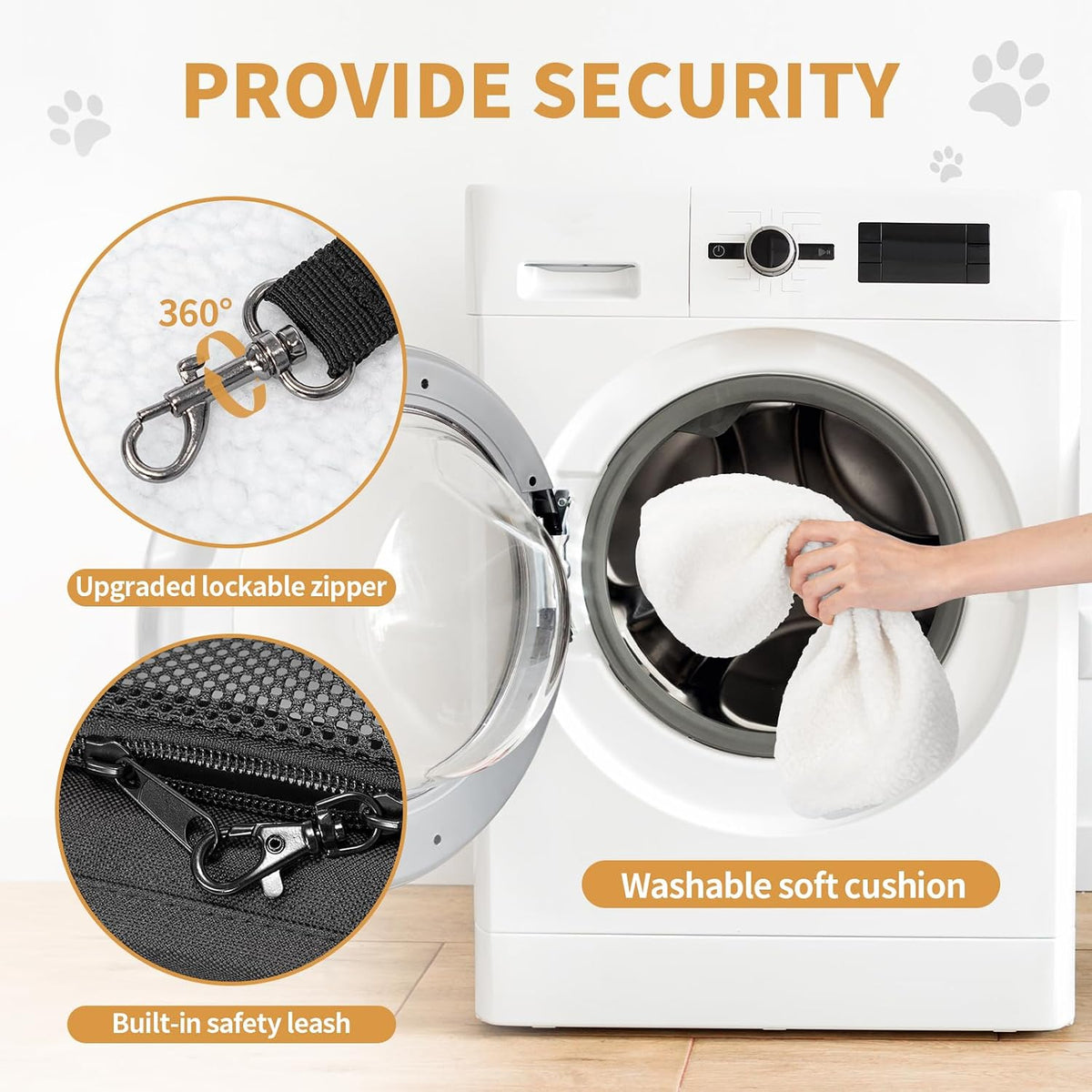 Petsfit Transportador de aerolíneas para gatos pequeños, colocación