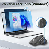CITLLA Ratón Inalámbrico Bluetooth, Ratón Silencioso Recargable Erg...