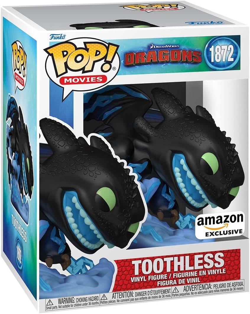 Funko Pop! Premium: Cómo entrenar a tu dragón - Toothless (con Ligh...