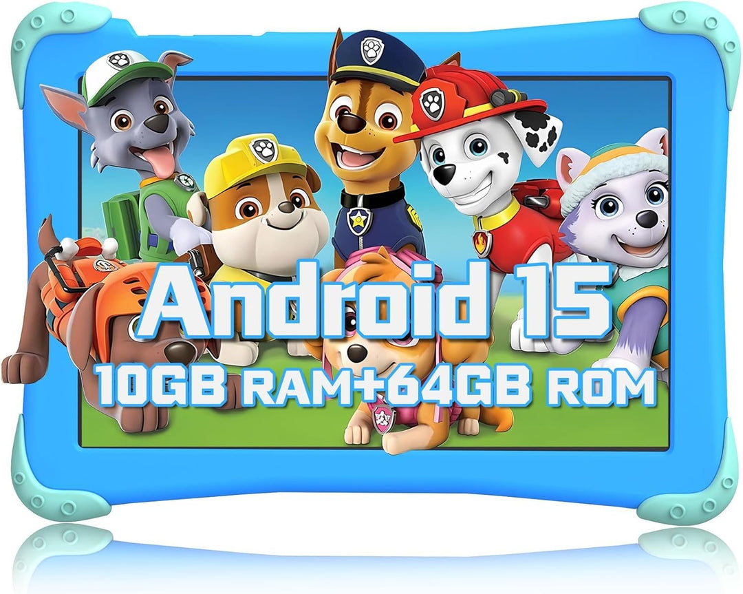 Tableta para niños Fivahiva de 10 pulgadas, tableta Android 15 para...