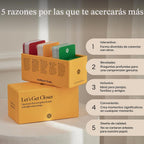 Intelligent Change Juego de cartas Get Closer Social Bonding, iniciadores de conversación con preguntas y actividades divertidas, juegos de conversación para adultos, juego rompehielos con 100