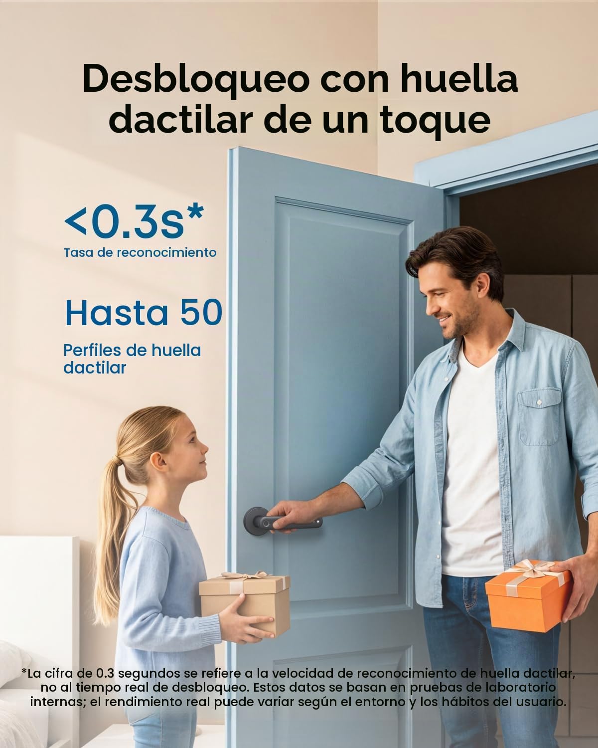 eufy Security Smart Lock FamiLock C32 - Paquete de 2, cerradura de huellas