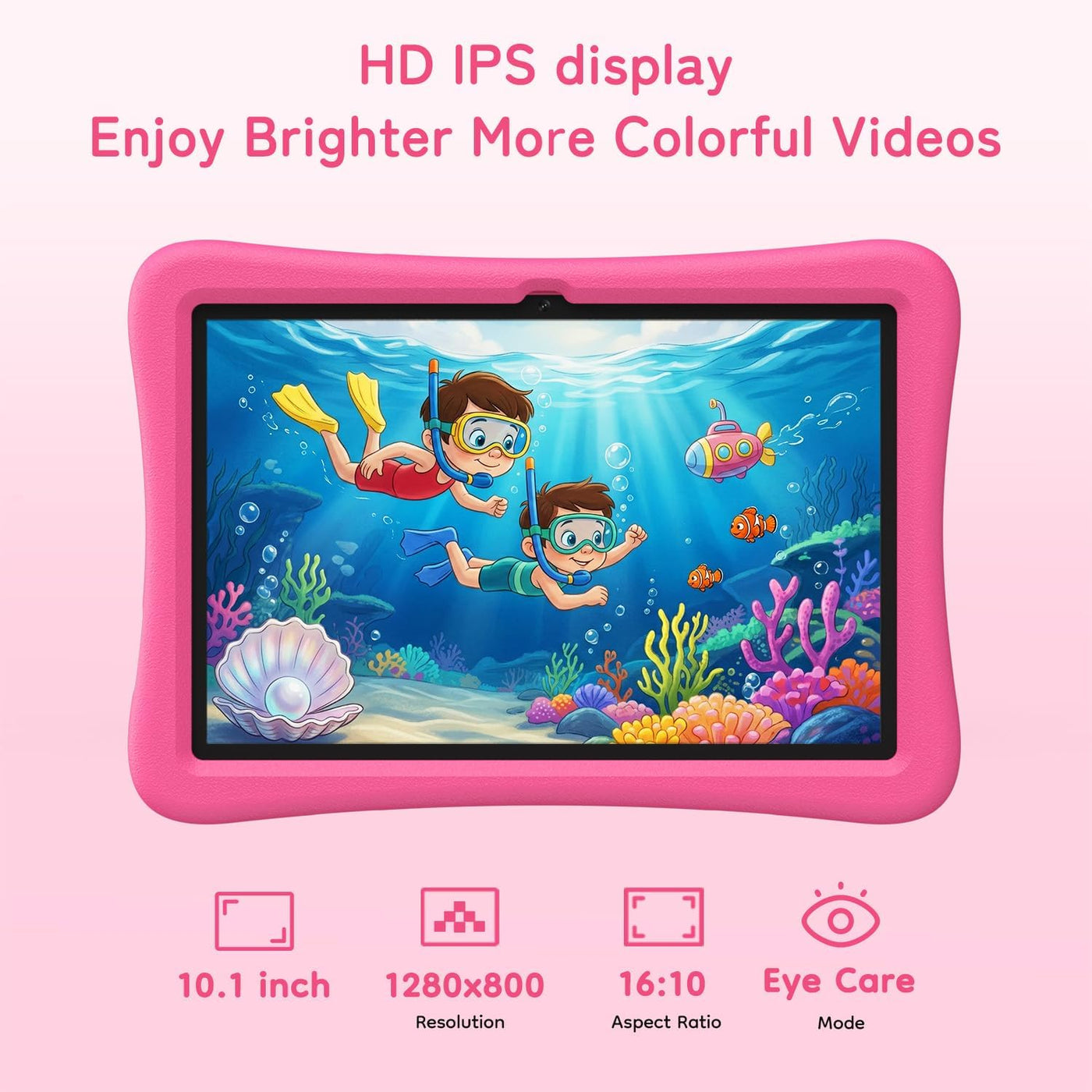 SVITOO Tablet para niños de 10 pulgadas, tabletas Android para niño...