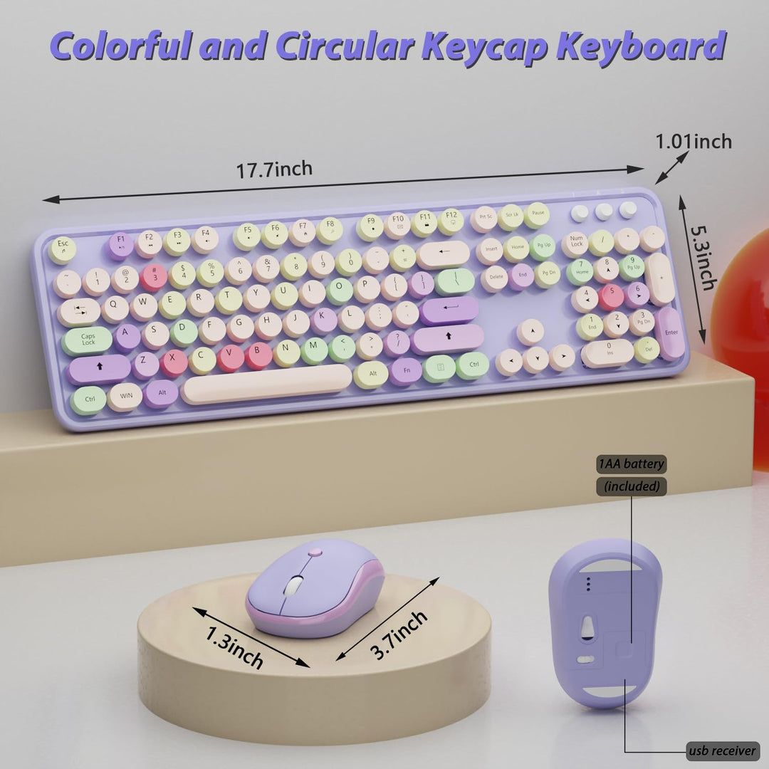 Teclado y mouse inalámbricos para máquina de escribir \u2013 Teclad...