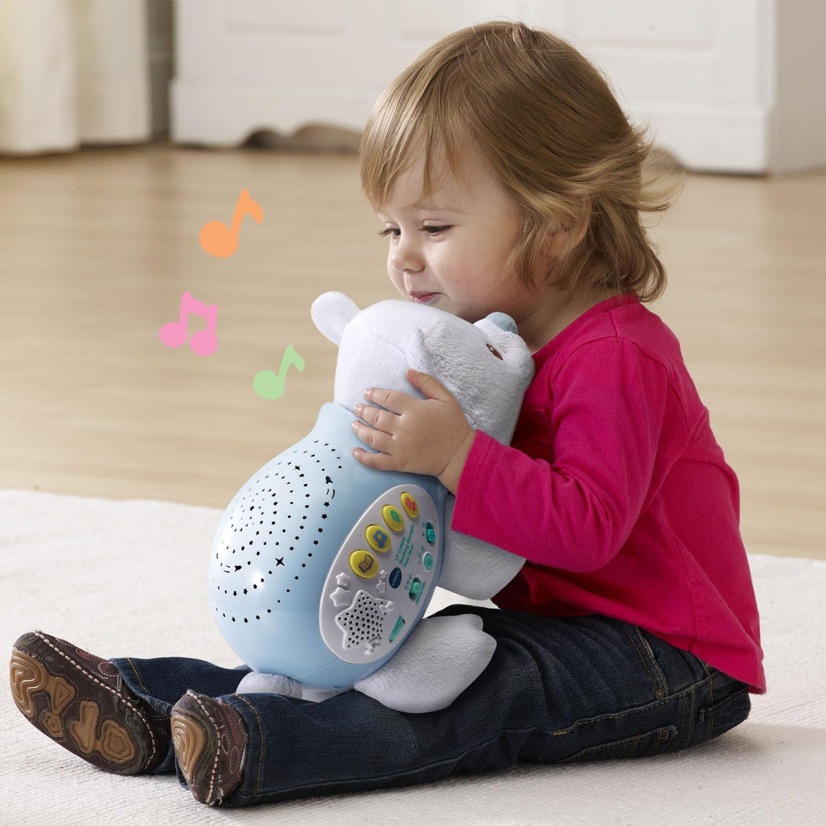 VTech Baby Lil' Critters Proyector Relajante de Luz Estelar con Oso Polar para Guardería