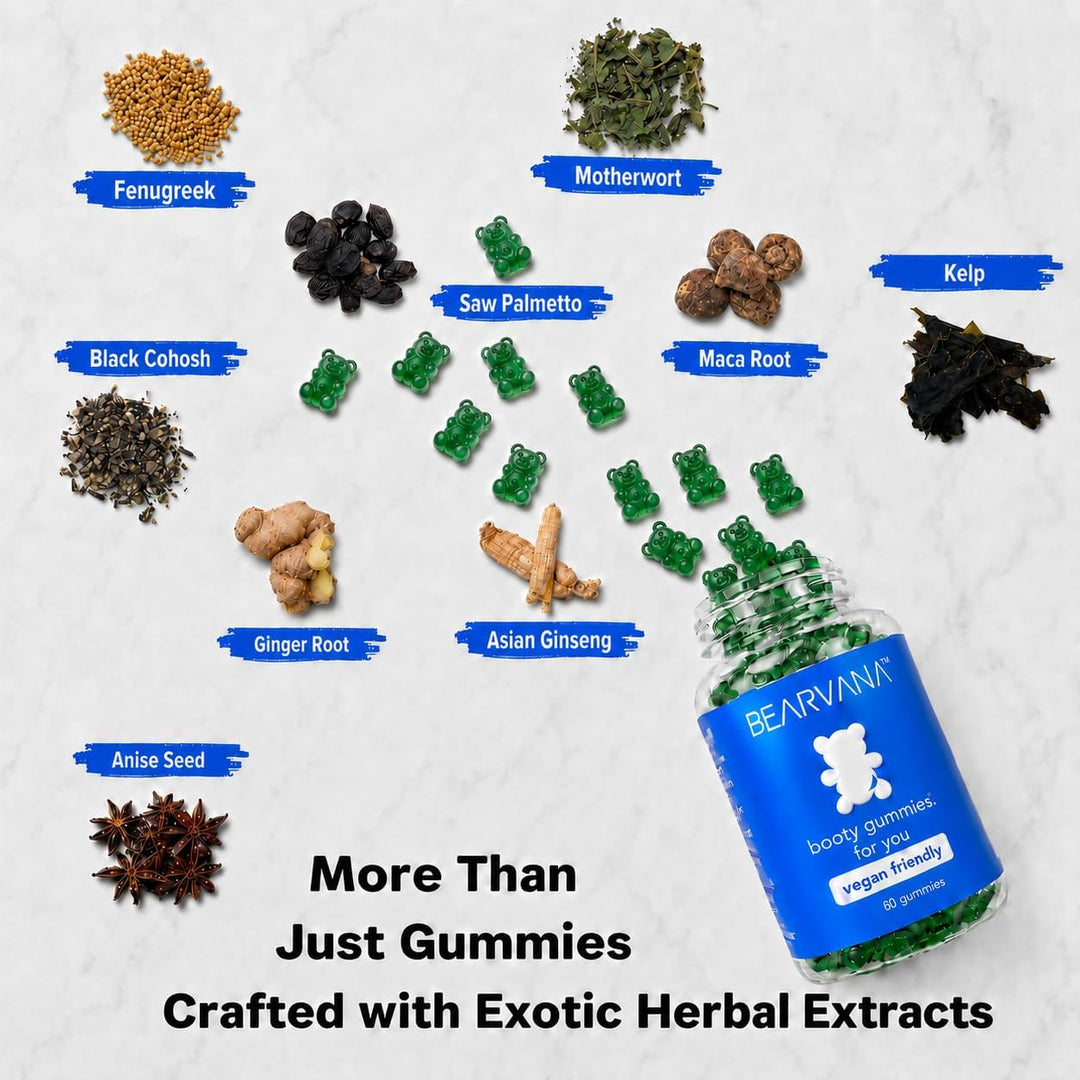 BEARVANA Gummies for You Herbal Blue - Suplemento para mujeres - De...