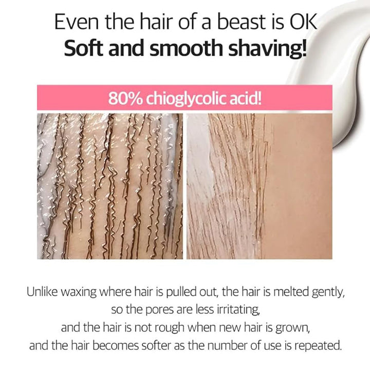 Gel depilatorio sin dolor para el área del bikini, tratamiento para...