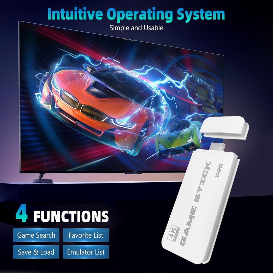 AQHH Retro Gaming Console Retro Game Stick 4K HDMI Classic