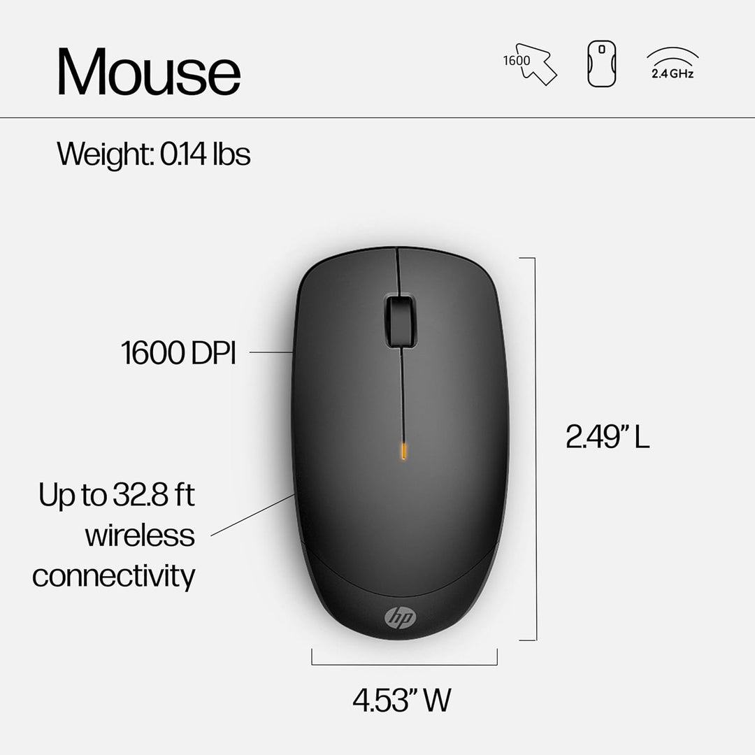 HP Combo de mouse y teclado inalámbricos 230 - Conexión inalámbrica...