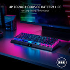 Razer BlackWidow V4 Mini HyperSpeed Teclado inalámbrico intercambia...