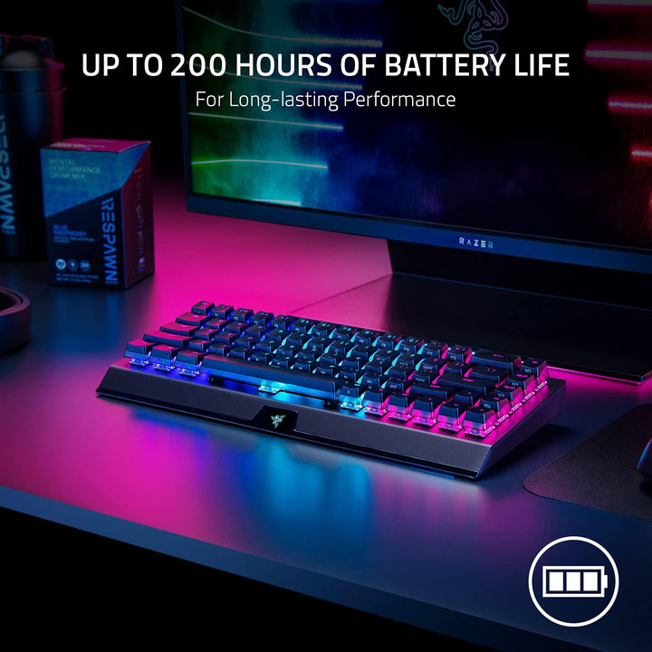 Razer BlackWidow V4 Mini HyperSpeed Teclado inalámbrico intercambia...