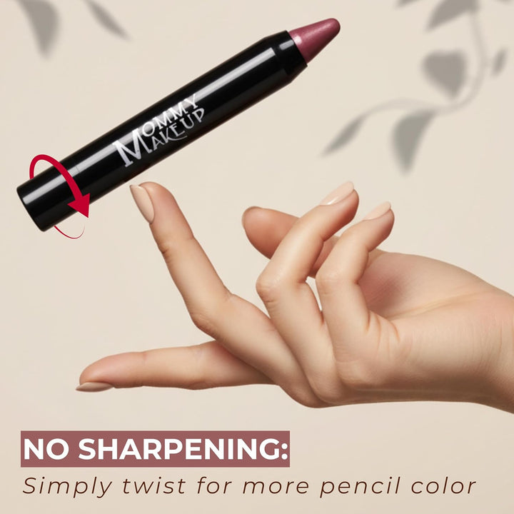 Mommy Makeup Triple Sticks Lápiz labial, rubor en crema y tratamien...