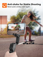 hohem iSteady Q Gimbal - Trípode para selfie stick 4 en 1 con seguimiento