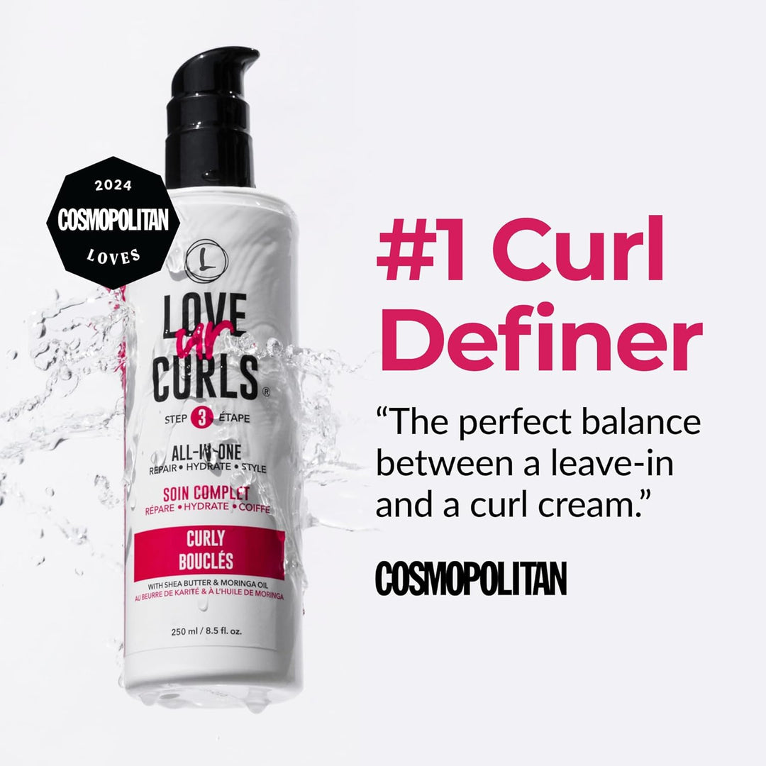 Love Ur Curls Crema Estilizadora de Rizos Todo en Uno, Crema Rizado...