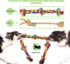 Large Tough Chew Toys para Aggressive Chewers, 9 Pack Dog Rope Toys