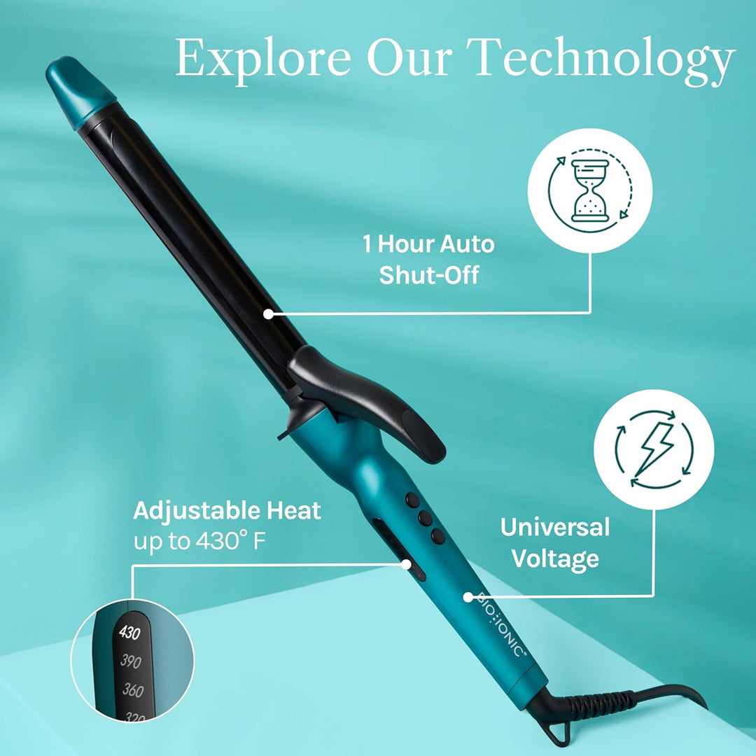 Bio Ionic Rizador de Cilindro Largo, Rizador de Pelo con Tecnología...