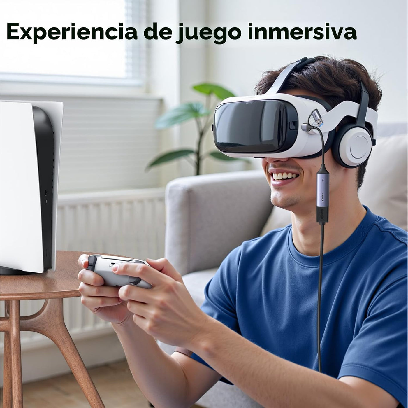 UGREEN 2K@30Hz 1080P 60FPS Tarjeta de captura de vídeo 4K Entrada H...